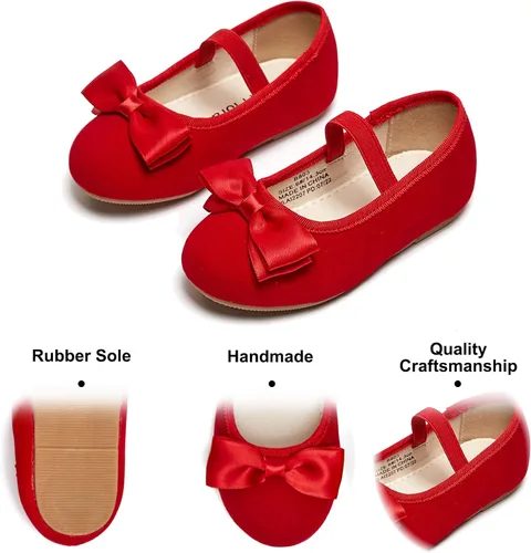 Miniatura 4 de Felix Flora Toddler Girl Mary Jane Dress Shoes-Flower Girl Party School Wedding