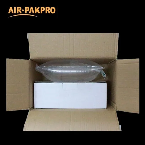 Miniatura 8 de Paquete de 100 unidades con bomba de mano AIR PAKPRO de 13.8 x 13.8 pulgadas, bolsas inflables de plástico transparente para embalaje de aire