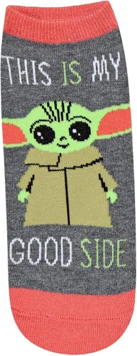 Miniatura 2 de STAR WARS Baby Yoda Cutest Bounty JuniorsWomens 5 Pack Ankle Socks