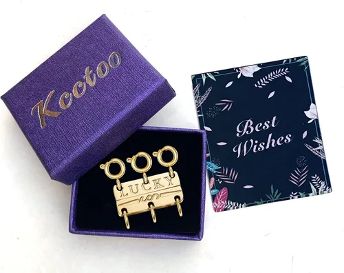 Miniatura 7 de kcctoo Collar con cierre de capas para mujer, separadores de joyería de oro de 18 quilates y plata, cierre magnético de collar múltiple para mujer