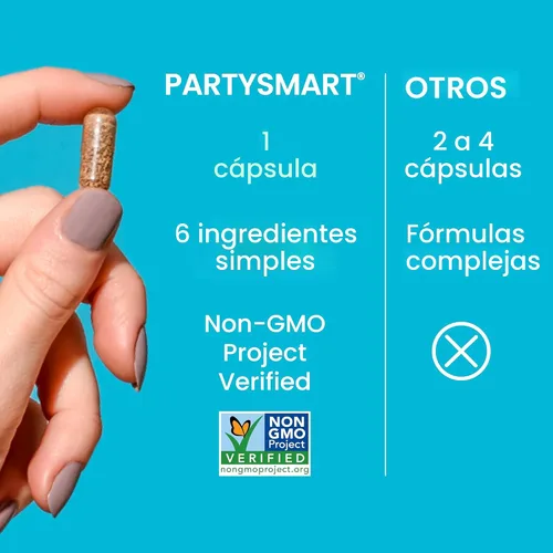 Miniatura 5 de Himalaya PartySmart, 10 Cápsulas Individuales - Apoyo al Hígado para la Descomposición del Alcohol para una Mejor Mañana Después de Beber - A Base