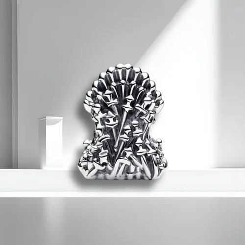 Miniatura 2 de polengju Games The Iron Throne Direwolf - Dijes para mujer, collar de plata de ley 925 con circonita cúbica 5A, colección de joyas para el día