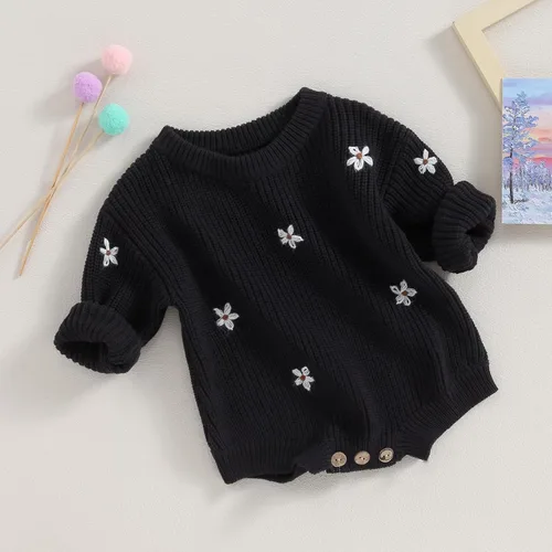 Miniatura 3 de Douhoow Suéter de punto para bebé, sudadera de punto para bebé, niña, niño, sudadera para otoño e invierno