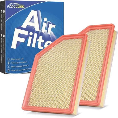 Miniatura 16 de Filtro de aire de motor CA12404 se adapta a 19-26 Chevrolet Silverado 1500/GMC Sierra 1500 21 22 23 24 25 26 Tahoe/Suburban/GMC Yukon Filtro de aire