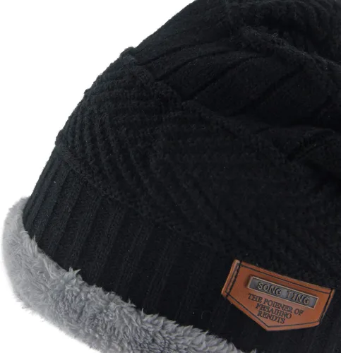 Miniatura 5 de Muryobao Gorro de invierno grueso y cálido para mujer