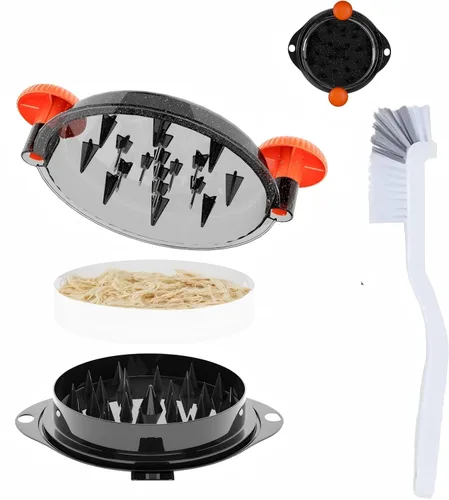 Miniatura 9 de Herramienta de trituración de pollo Twist Pro - Trituradora grande de carne para pechuga de pollo, cerdo desmenuzado, ternera con espigas mejoradas