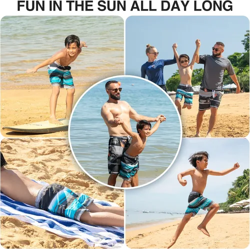 Miniatura 5 de Kanu Surf Traje de baño Echo Quick Dry UPF 50+ para niños