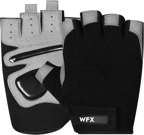 Miniatura 4 de WFX Gym Gloves Training Weight Lifting Gloves for Men Women Wrist Support Padded Extra Grip Palm Protection Fitness Workout Gloves