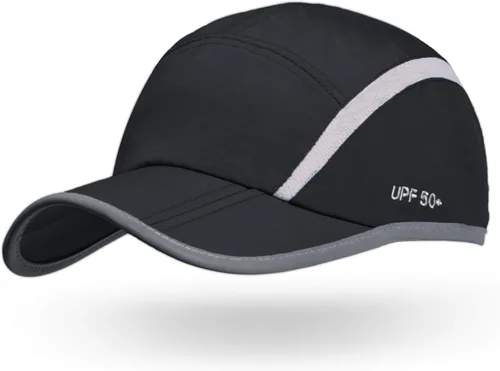 Miniatura 65 de ELLEWIN Gorra de béisbol unisex UPF 50 sin estructura, con pico grande y plegable