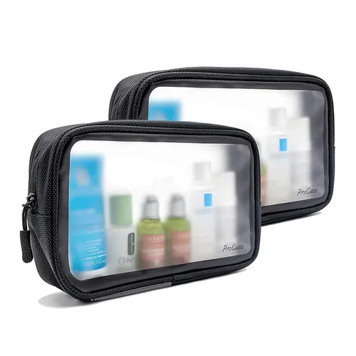 Miniatura 2 de ProCase Paquete de 2 bolsas de aseo de viaje con cepillo de dientes eléctrico, estuche de viaje duro