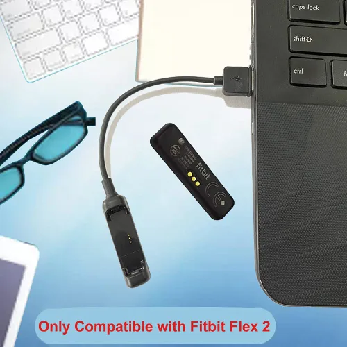 Miniatura 6 de Cable de carga para Fitbit Flex 2, Cable de carga de cargador USB de repuesto para Fitbit Flex 2 (negro)