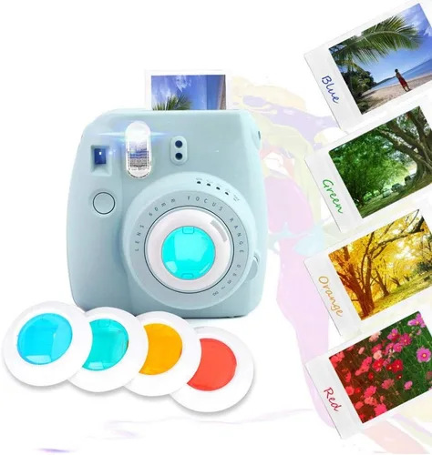 Miniatura 7 de Juego de filtros de flash de cámara instantánea de 4 colores para mini 7S/8/8+/9 (puro)