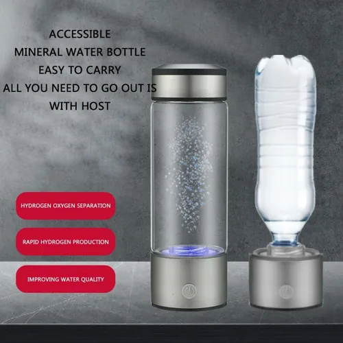 Miniatura 4 de Generador de agua de hidrógeno -2L de gran capacidad con temperatura constante y limpieza inteligente Máquina de agua rica en hidrógeno (1500PPB)
