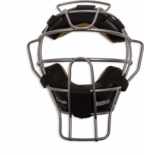 Miniatura 10 de Champion Sports Ultra Lightweight Umpire Face Mask – Baseball & Softball Umpire Equipment, Steel Frame, Leather Padding