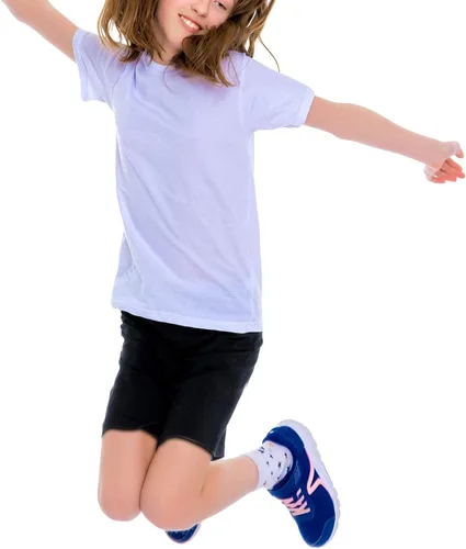 Miniatura 5 de Ruisita Paquete de 6 pantalones cortos de baile para niñas, pantalones cortos de ciclismo, transpirables y seguros, Gris, azul marino, blanco