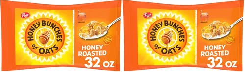 Miniatura 10 de Honey Bunches of Oats Cereal de granola tostado con miel, bolsa de 11 onzas (paquete de 5)