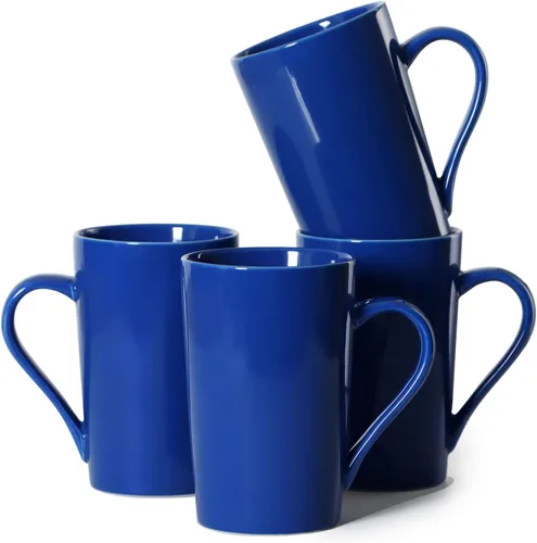 M099 - Tazas de café de 12 onzas para fiesta de oficina, novedad de mármol para amigos, mujeres, hombres, hermanas y compañeros de trabajo, juego de