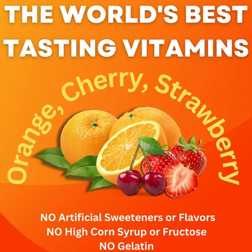 Miniatura 4 de Gomitas multivitamínicas Halal Kids Vitamina C, D, zinc, A, E, B6, B12, biotina, folato, inositol Fortalece el metabolismo, los huesos