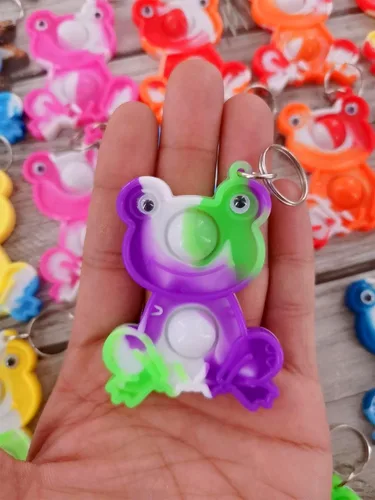 Miniatura 3 de Paquete de 24 mini juguetes para ansiedad de rana a granel para niños y niñas, regalos de fiesta de cumpleaños y recompensas para estudiantes