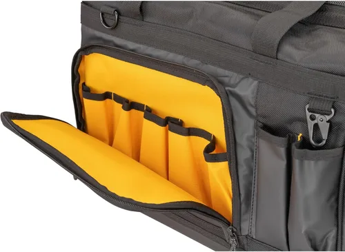 Miniatura 7 de DEWALT Bolsa de herramientas, resistente al agua, fondo duro, 20 pulgadas, bolsa de herramientas profesional con organización (DWST560104)