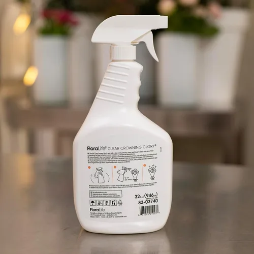 Miniatura 4 de Crowning Glory - Spray para flores. 32 fl. Oz., Transparente