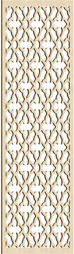 Miniatura 104 de Madison Paneles de pared decorativos de madera con calado, 9 3/8 pulgadas de ancho x 24 3/8 pulgadas de alto x 3/8 de alto, roble rojo rojo (Red Oak)