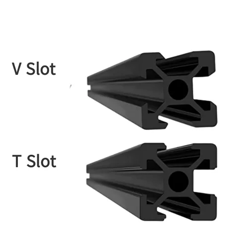 Miniatura 5 de 4 piezas de 11.811 in ranura en V 2020 perfil de extrusión de aluminio extruido estándar europeo anodizado para impresora 3D y CNC DIY