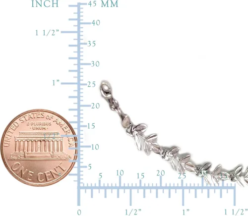 Miniatura 3 de Plata de ley griega Leafs de oliva pulsera, 7