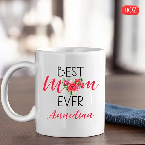 Miniatura 4 de Taza personalizada para mamá, taza de café personalizada con nombre, idea de regalo para mamá, regalo para mamá, taza para mamá, taza para mamá