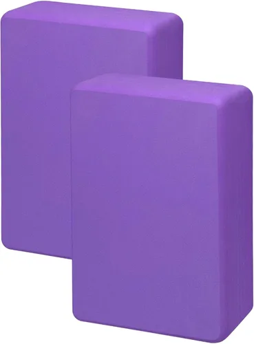 Miniatura 7 de 2 Pack Yoga Block, Premuim EVA Foam Block, Durable Non-slip Exersice Block for Yoga, Pilates, General Fitness, Stretching, Toning Workouts and