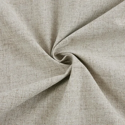Miniatura 9 de Cortinas opacas de lino beige Melodieux de 63 pulgadas de largo para dormitorio, sala de estar, 100% cortinas con ojales para bloquear la luz