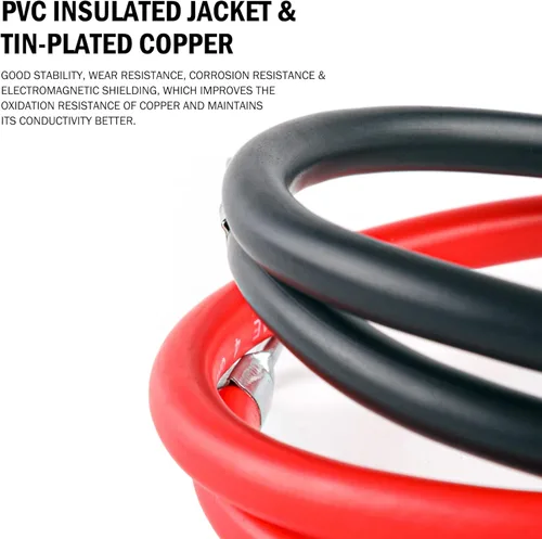 Miniatura 6 de Cartman Heavy Duty Cables de arranque Calibre 4 UL Listados en la bolsa.