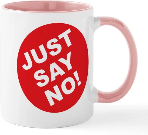 Miniatura 6 de CafePress Just Say No! Taza de café de cerámica de 11 oz (11.0 fl oz)