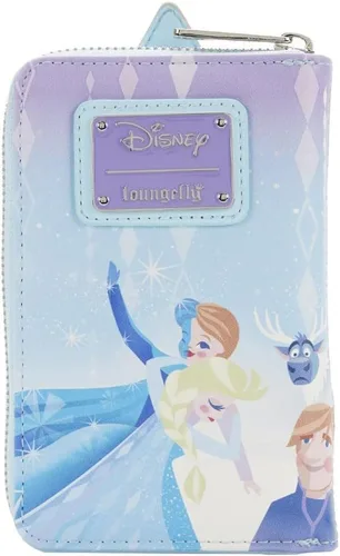 Miniatura 3 de Loungefly Disney Frozen Princess Castle - Cartera con cremallera alrededor de Frozen talla única, Frosten, Disney Frozen Princess Castle - Cartera