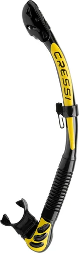 Miniatura 5 de Cressi Esnórquel seco plegable para adultos para buceo, esnórquel - Alpha Ultra Dry Hecho en Italia negro/púrpura/transparente