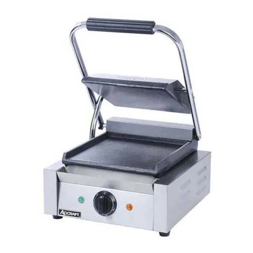 Adcraft SG-811/F Parrilla Eléctrica Lisa Sandwich, Acero Inoxidable, 1750-Watts, 120v, NSF