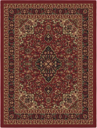 Miniatura 6 de Ottomanson Alfombra de 5 x 6,6 pies para sala de estar, alfombra oriental para dormitorio - alfombra grande para piso antideslizante y duradera