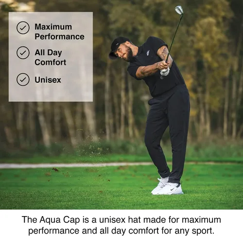 Miniatura 7 de Hydro - Gorra de béisbol impermeable para deportes, resistente al agua, para todos los días, golf, talla única, unisex, Negro