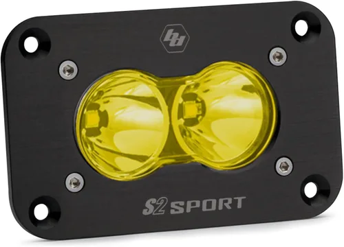 Miniatura 4 de S2 Sport Led para Conducción/Combo Montaje Empotrado en Ámbar Baja Designs Luz todoterreno universal, haz de conducción/combo, lente ámbar baja