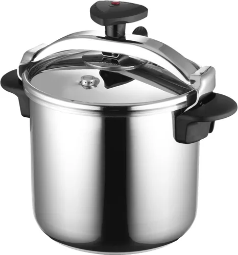 Miniatura 9 de Magefesa Star Recta - Olla a presión tradicional 14L, acero inoxidable 18/10, para todo tipo de cocinas, inducción, 3 sistemas de seguridad