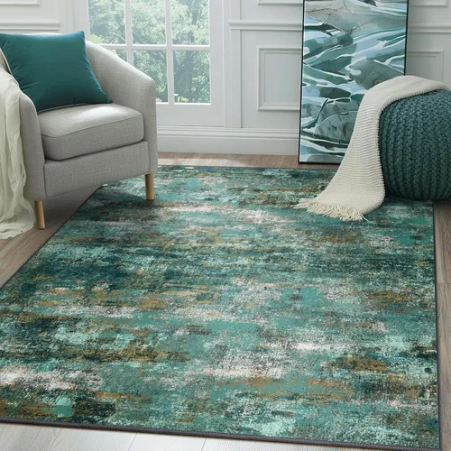 Miniatura 78 de BEIMO Alfombra de pasillo para cocina, alfombra lavable a máquina de 2 x 5 para entrada, alfombras modernas y abstractas suaves, cubierta de piso
