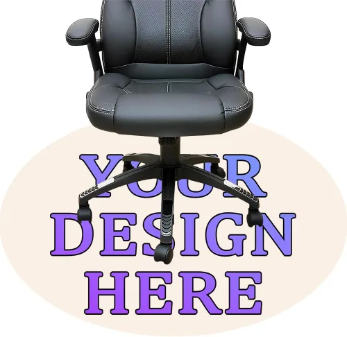 Miniatura 29 de Tapete redondo personalizado para silla de escritorio de oficina, diseño de tu propio logotipo de foto, texto, alfombrillas circulares