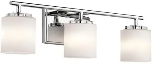Miniatura 3 de Kichler 45502CH O Hara Bath 3-Light Halógeno, Cromo