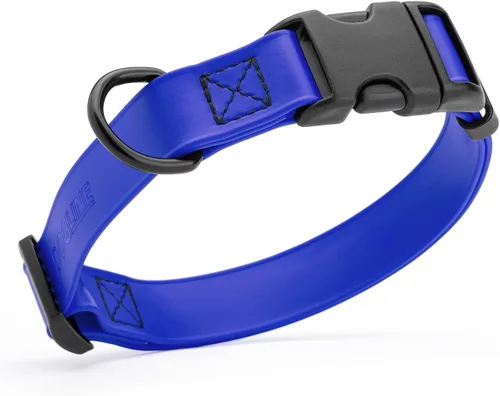 Miniatura 16 de Dogline Biothane - Collar impermeable para perro con hebilla de liberación rápida, resistente cincha de nailon recubierta con resistente y a prueba