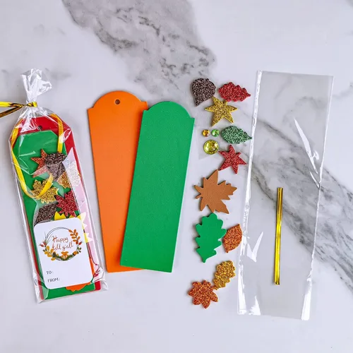 Miniatura 3 de Winlyn 36 juegos de manualidades de otoño, manualidades de otoño, marcapáginas de hojas de bricolaje, juegos de arte, juegos de arte, calcomanías