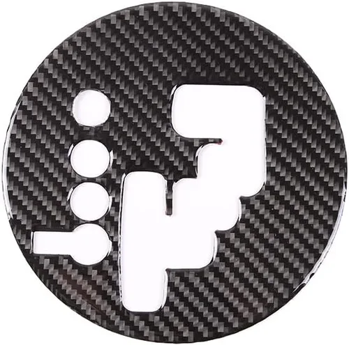 Miniatura 3 de Adhesivos de fibra de carbono suave para engranajes de control de automóvil, cubierta protectora para moldura de marco, marco de engranajes