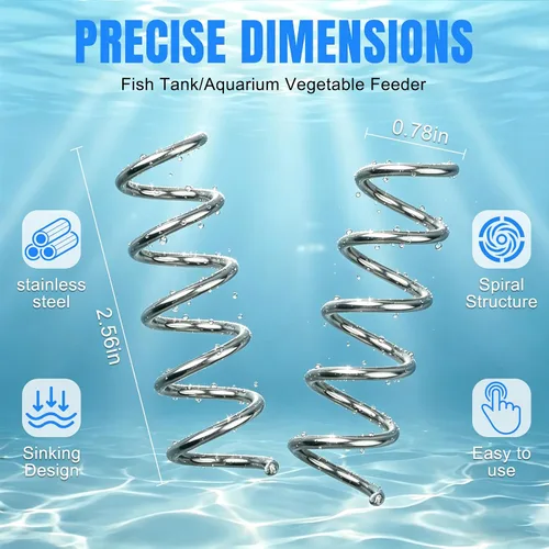 Miniatura 3 de Comedero de vegetales para pecera, acuario, para acuario, vegetariano, soporte para alimentos frescos para peces, cíclidos de Malawi, pez pleco