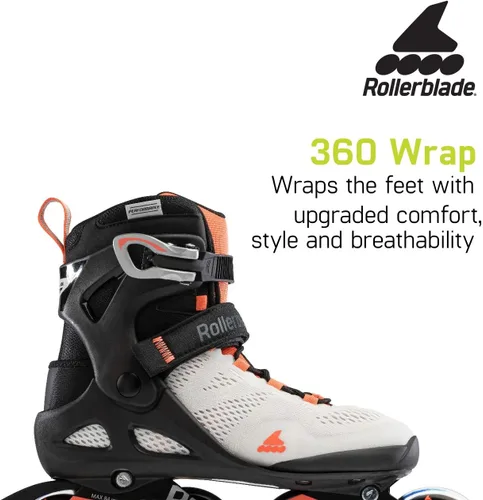 Miniatura 6 de Rollerblade Macroblade 80 - Patines en línea para adultos, para fitness, para mujer, patines Performance GRIS GLACIAR/CORAL