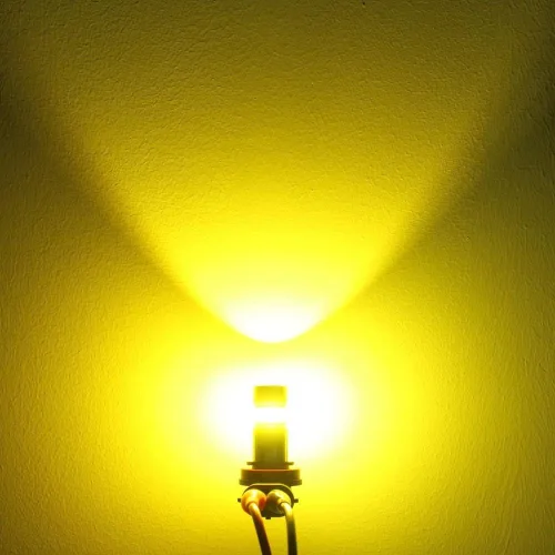 Miniatura 4 de Alla Lighting - Bombillas LED H8 H11 H16 para luces antiniebla de 2800 lúmenes, 3200 K amarillo dorado DRL de repuesto para coches, camiones, mejora