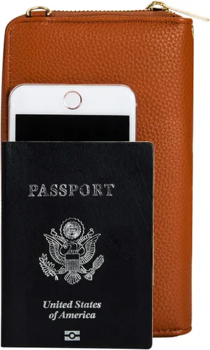 Miniatura 4 de Crossbody - Monedero para teléfono celular para mujer, monedero con soporte de muñeca para teléfono